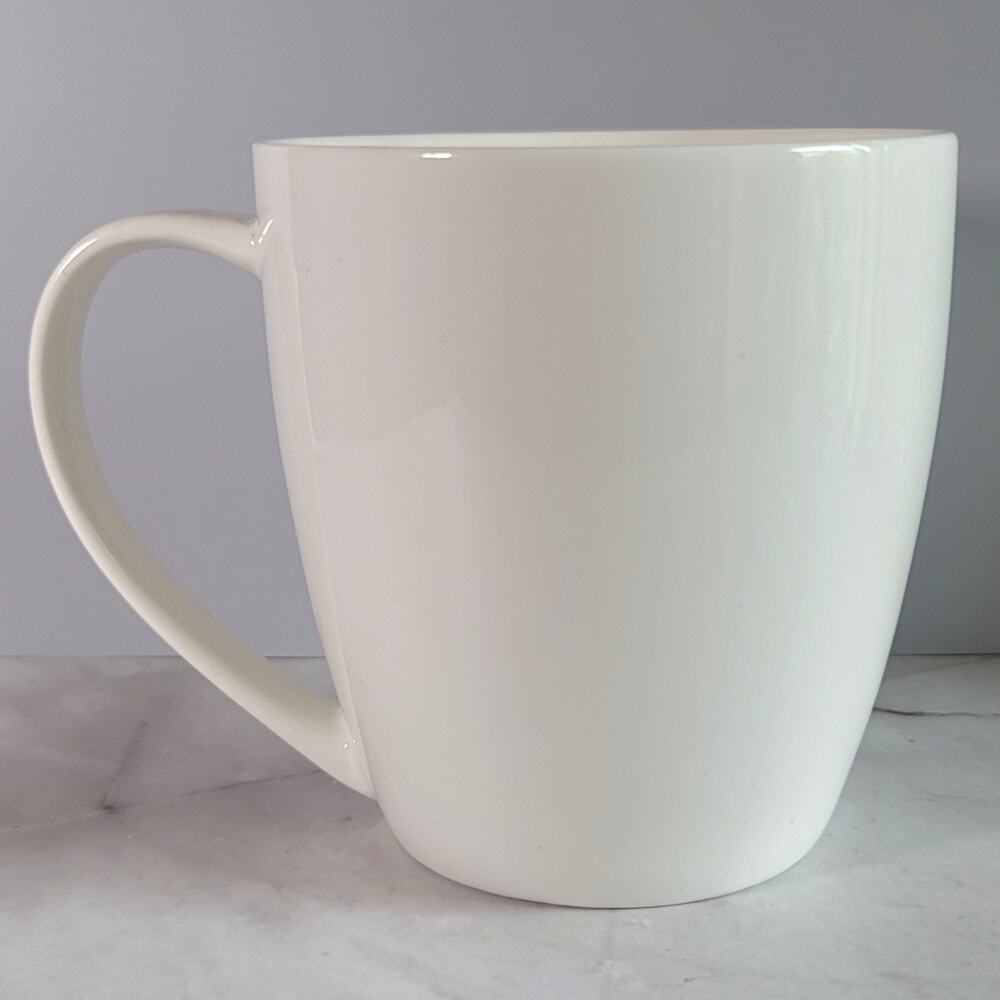 American Atelier World Traveler Fine Porcelain French Bonjour Coffee Mug - Picture 4 of 11